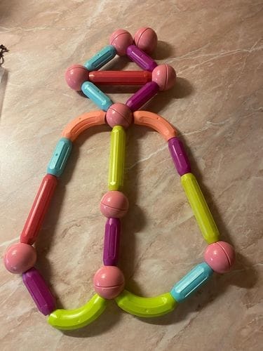 Customer photo review of Montessori Magnetics™ - Magnetic Blocks