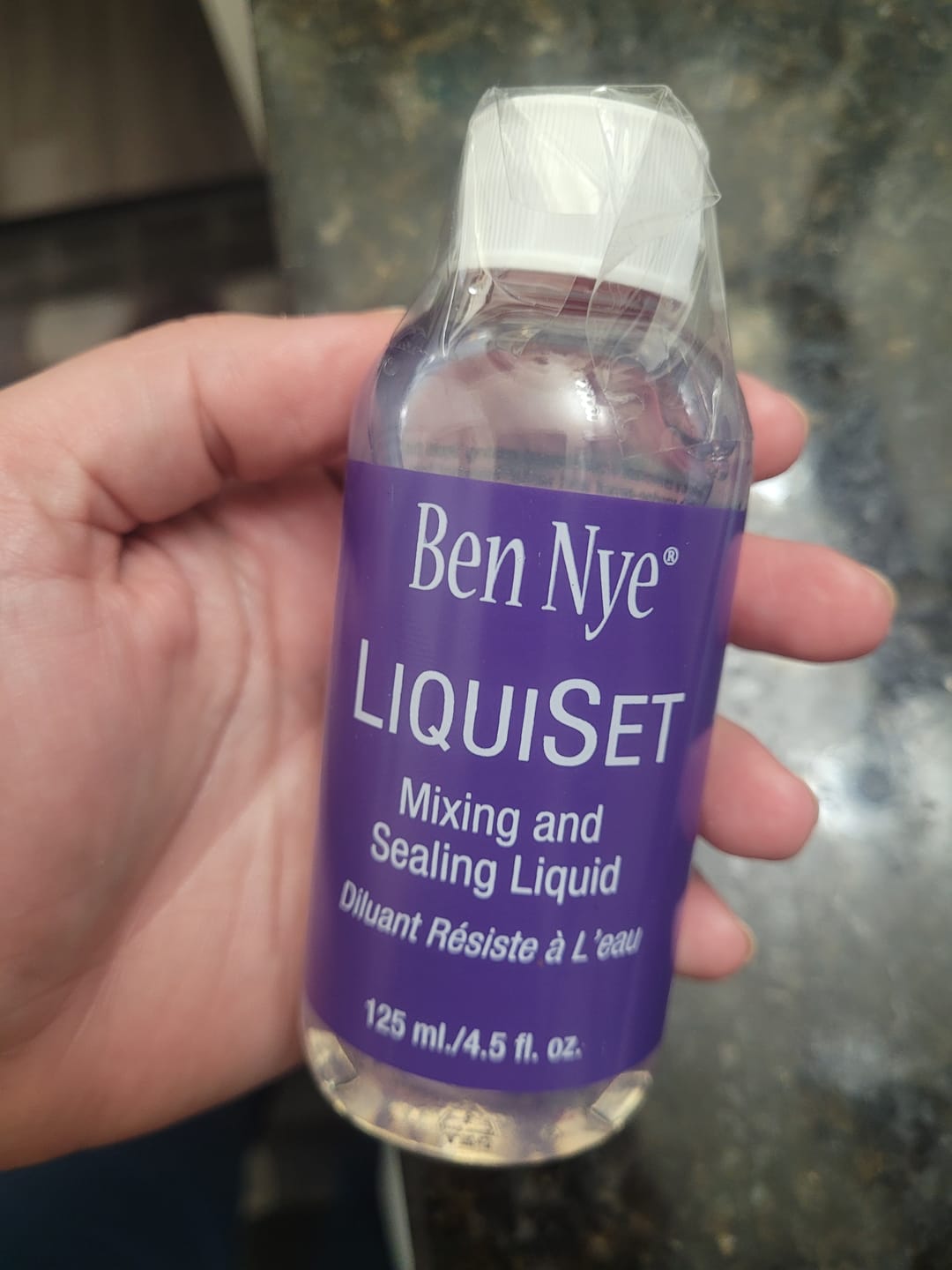 Customer photo review of Ben Nye Liquiset Mixing Liquid