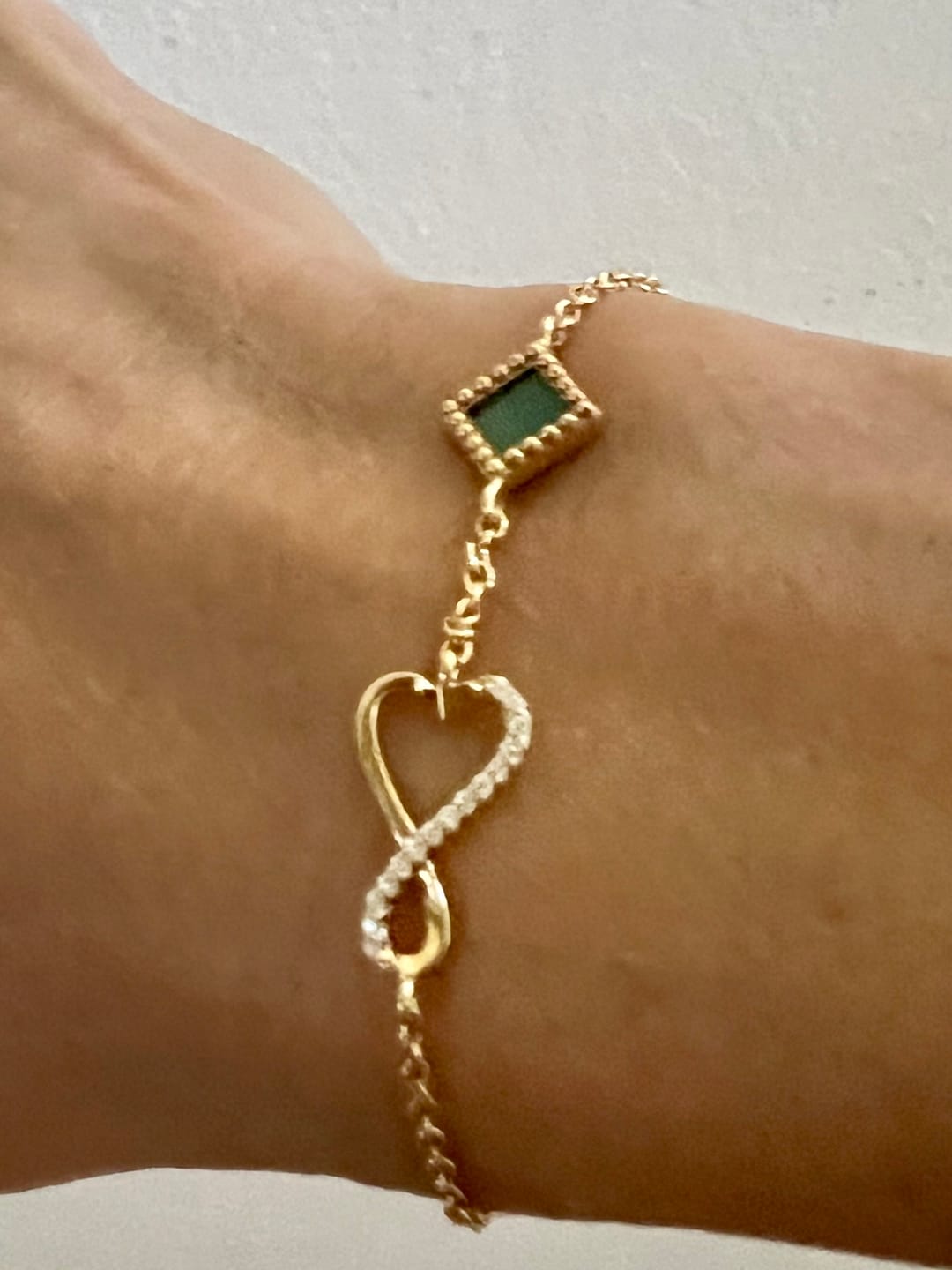 Customer photo review of Eternal Love Bracelet