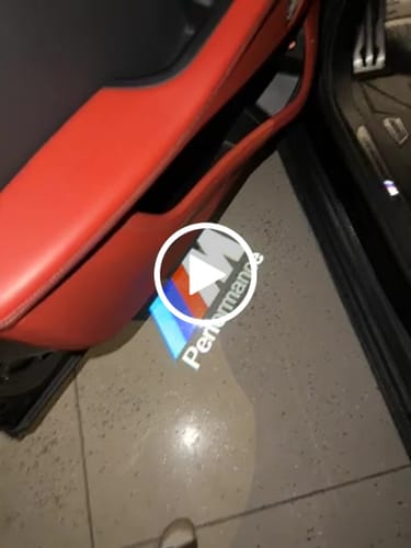 Customer video review of BMW X SERIES DOOR LIGHTS