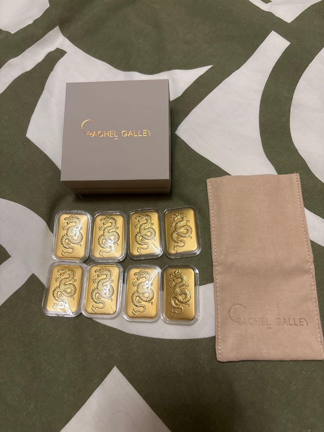 Customer photo review of 24K Yellow Gold Essential Dragon Piece