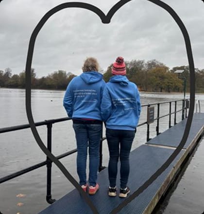 Customer photo review of Dear Person Behind Me (You are enough) Hoodie