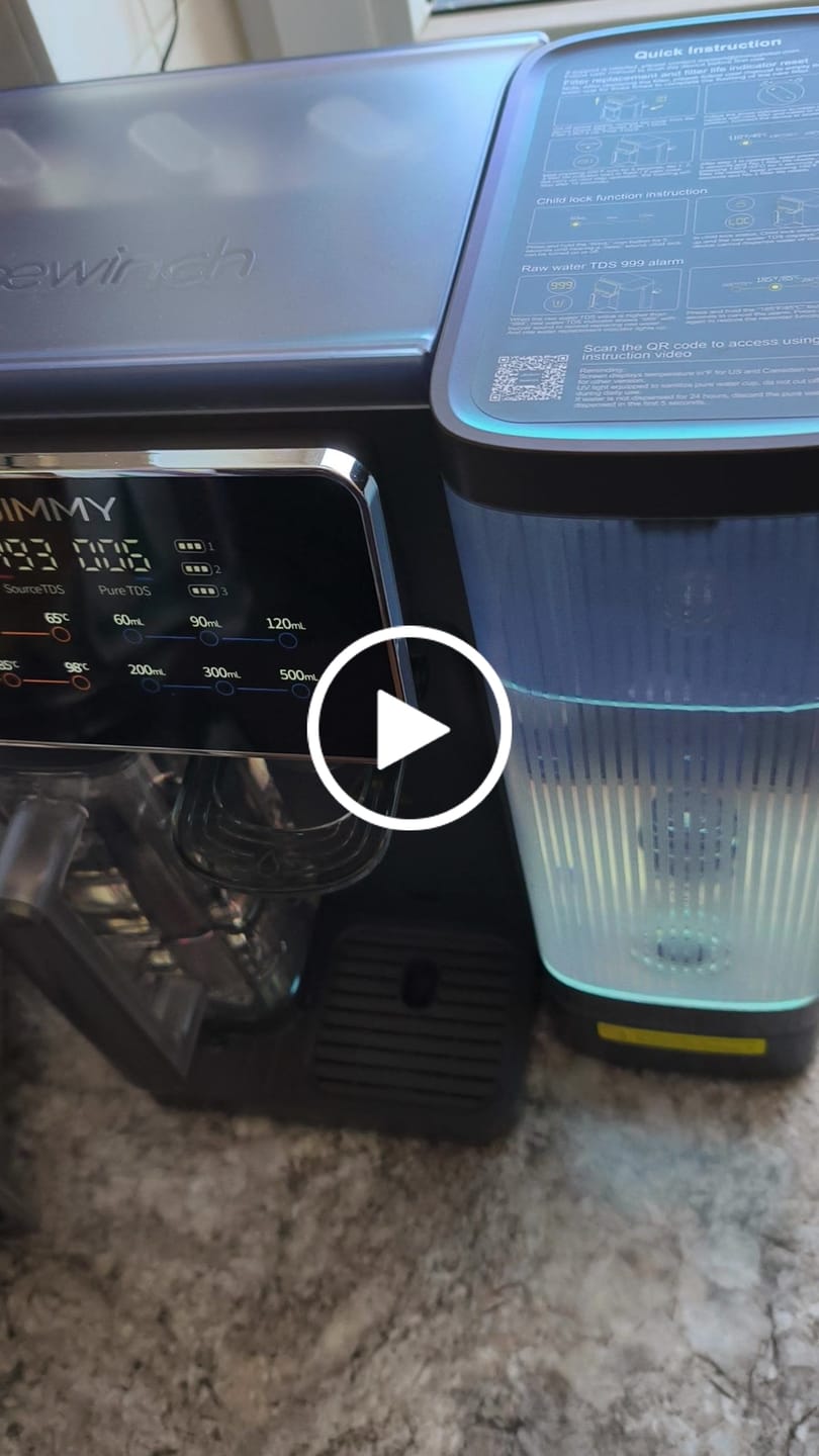 Customer video review of R9 Countertop Reverse Osmosis Water Purifier
