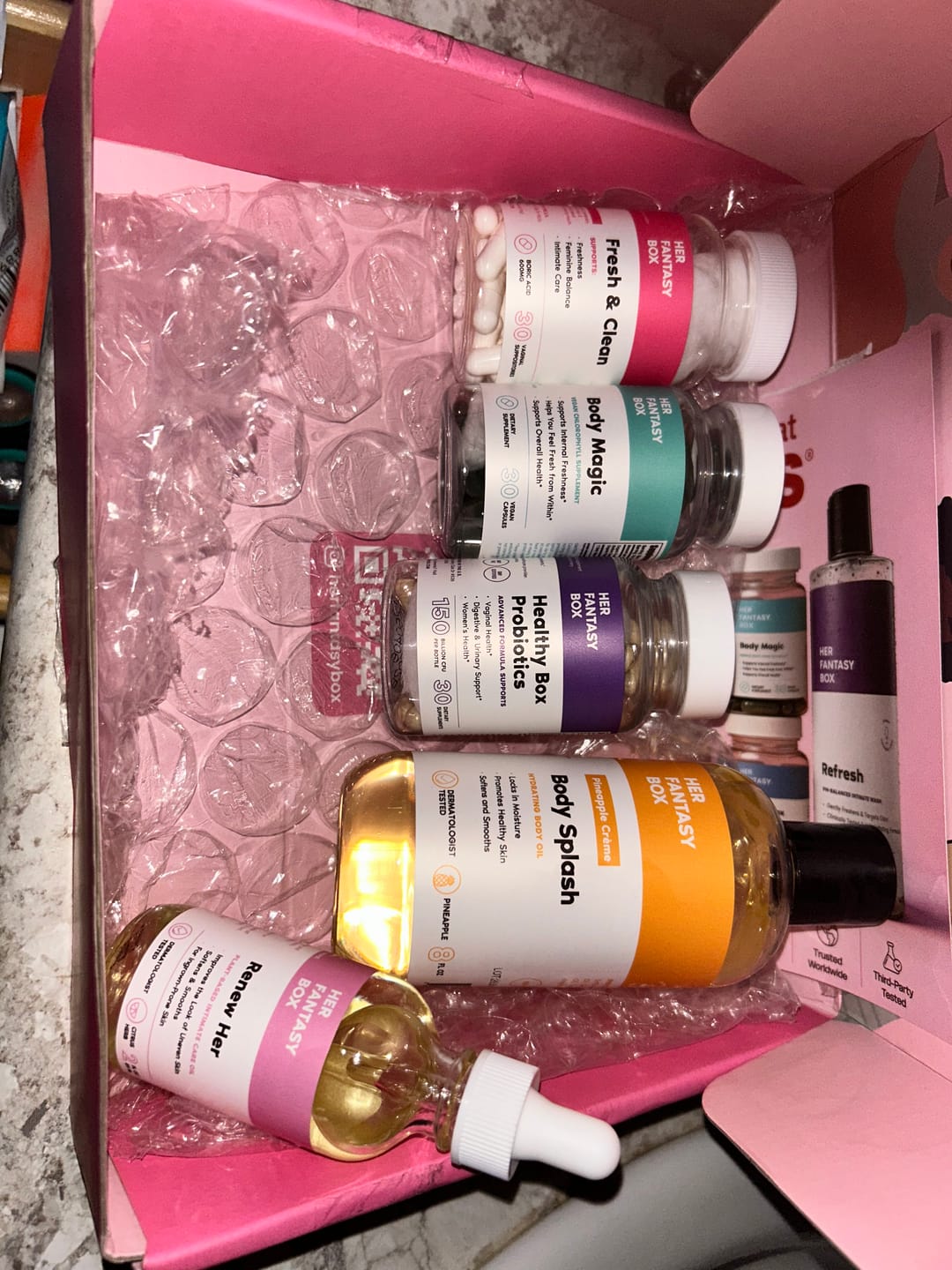 Customer photo review of Ultimate Glow-Up Kit
