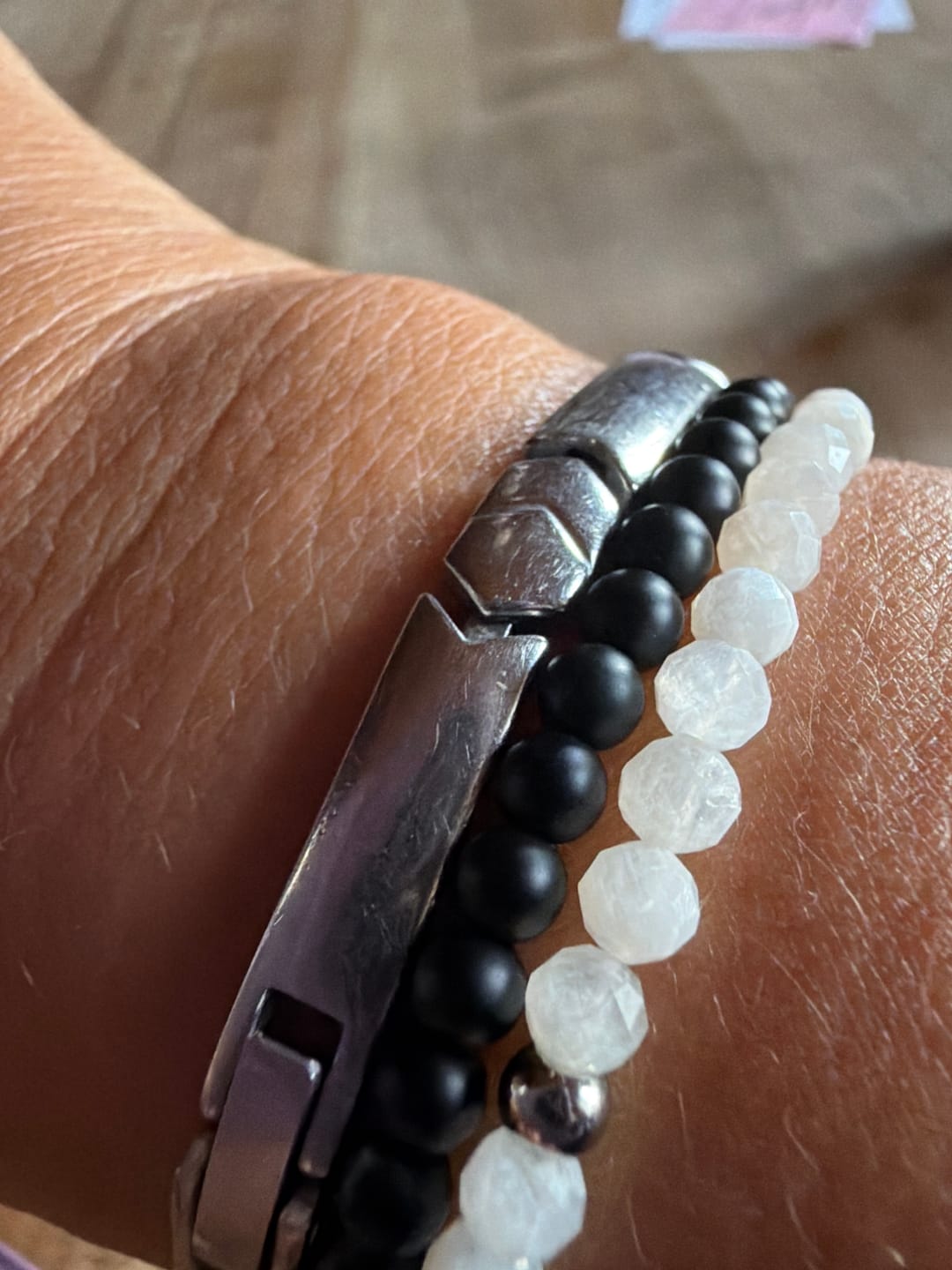 Customer photo review of Obsidian Armband