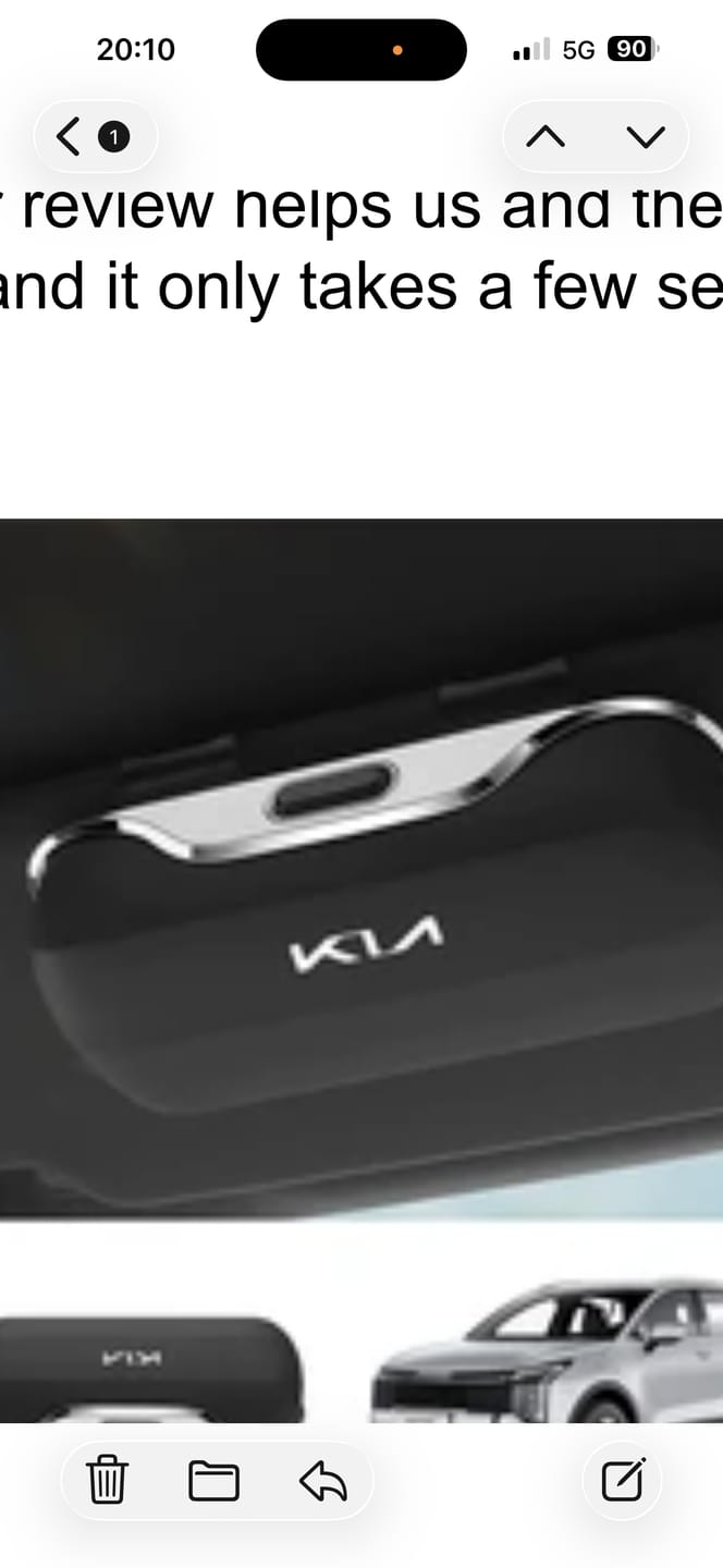 Customer photo review of Car Sunglass Holder For KIA