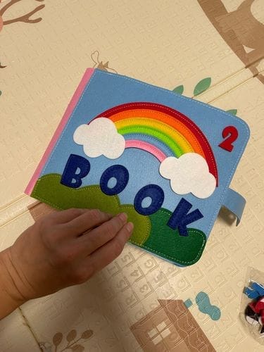 Customer photo review of Montessori Book™- Interactive Educational Book