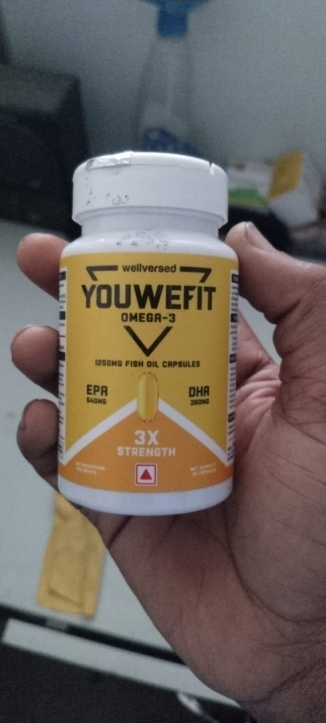 Customer photo review of YouWeFit Omega-3 Fish Oil (30 Capsules), 1250mg