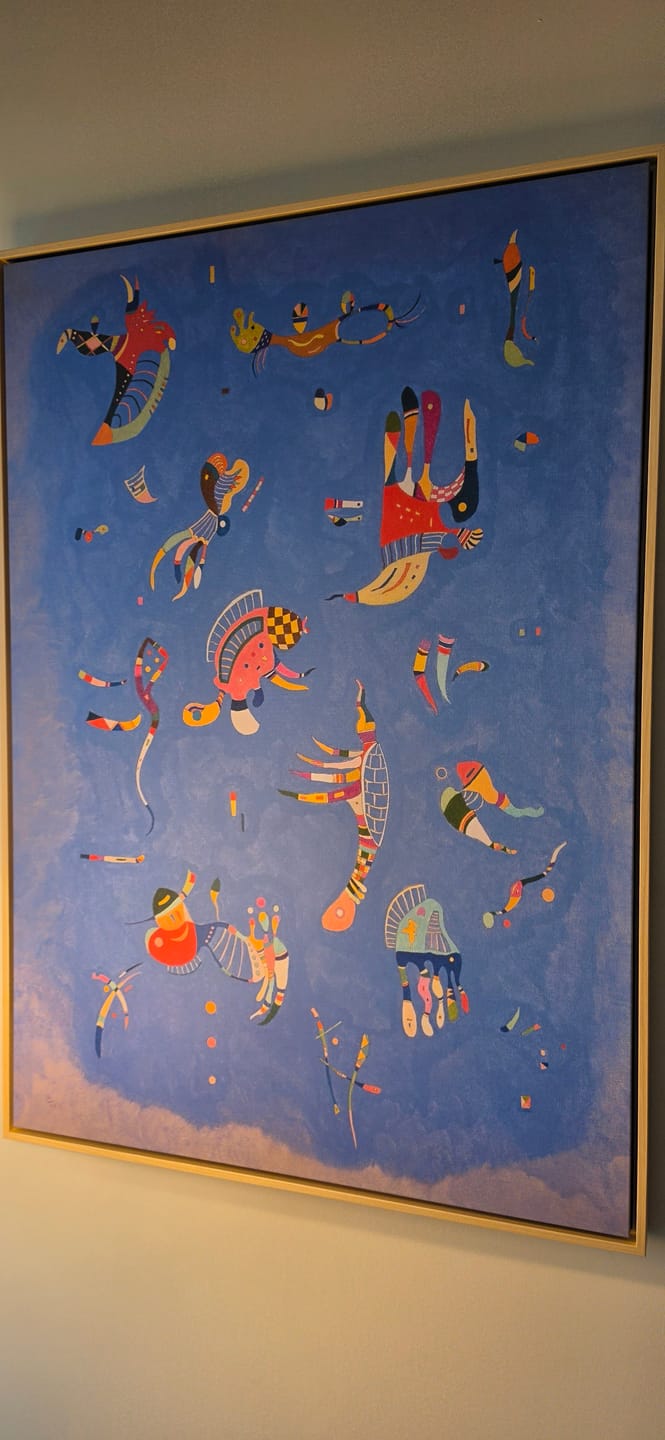 Customer photo review of Sky Blue by Wassily Kandinsky, 1940