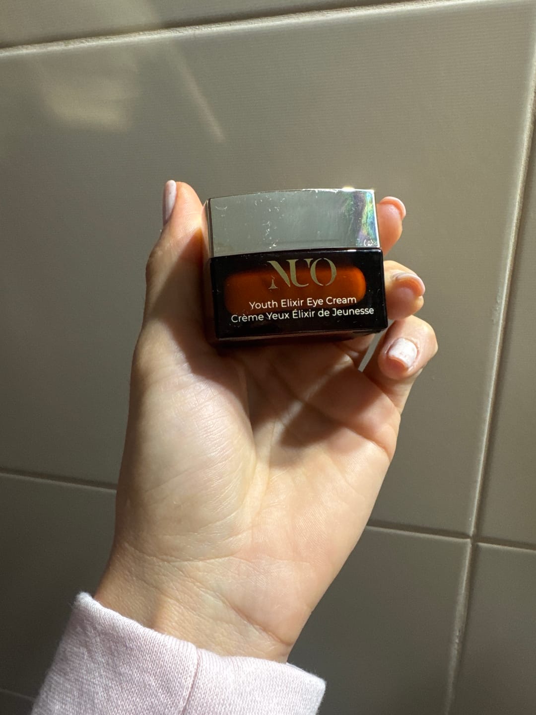 Customer photo review of Cremă antirid pentru ochi Youth Elixir
