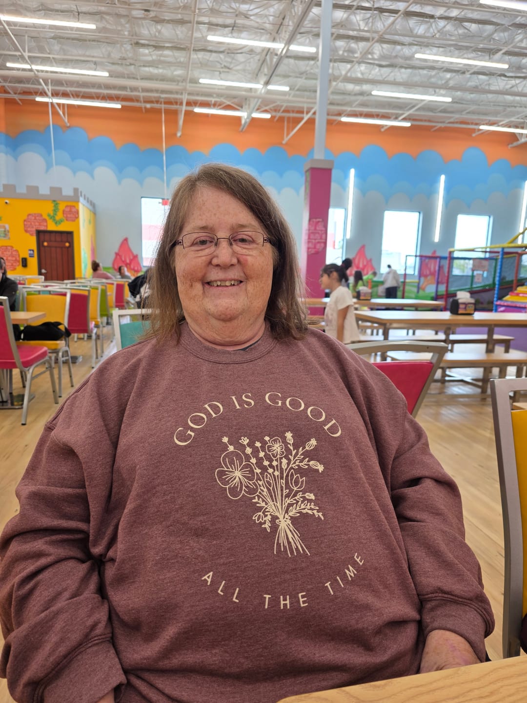 Customer photo review of All The Time Sweatshirt