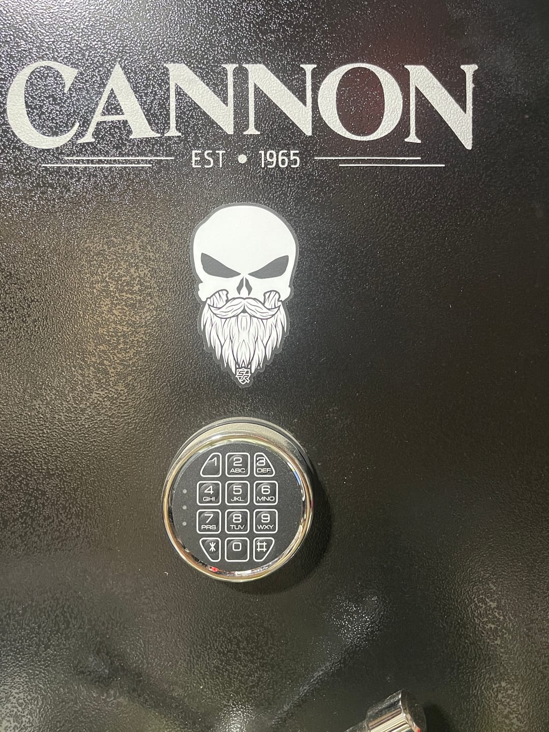 Customer photo review of Bearded Punisher Decal