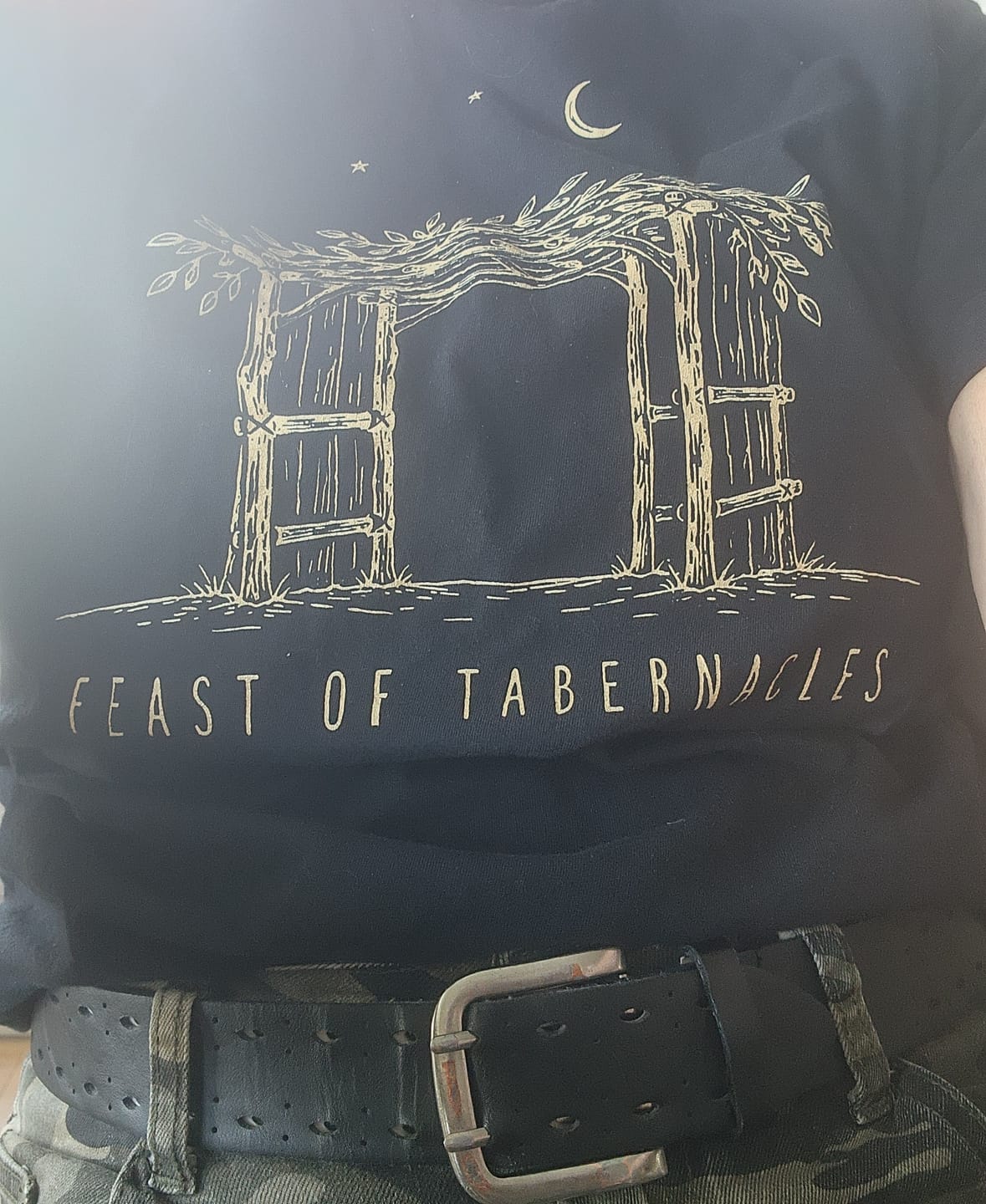 Customer photo review of Tabernacle Nights T-Shirt