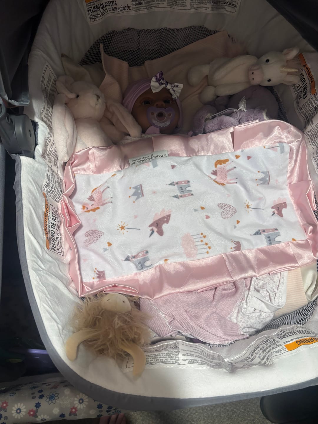 Customer photo review of Princess Castle Blanket
