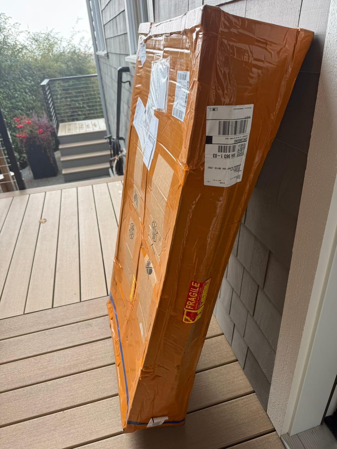 Customer photo review of Worry-Free Delivery