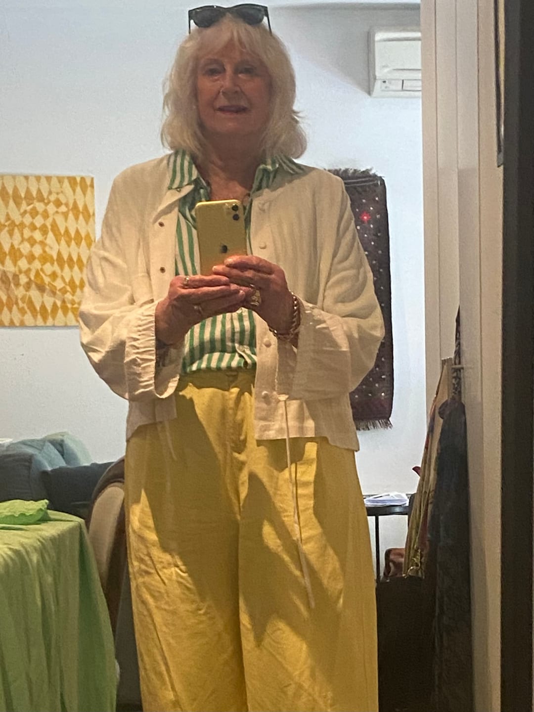 Customer photo review of Nerea Linen Jacket