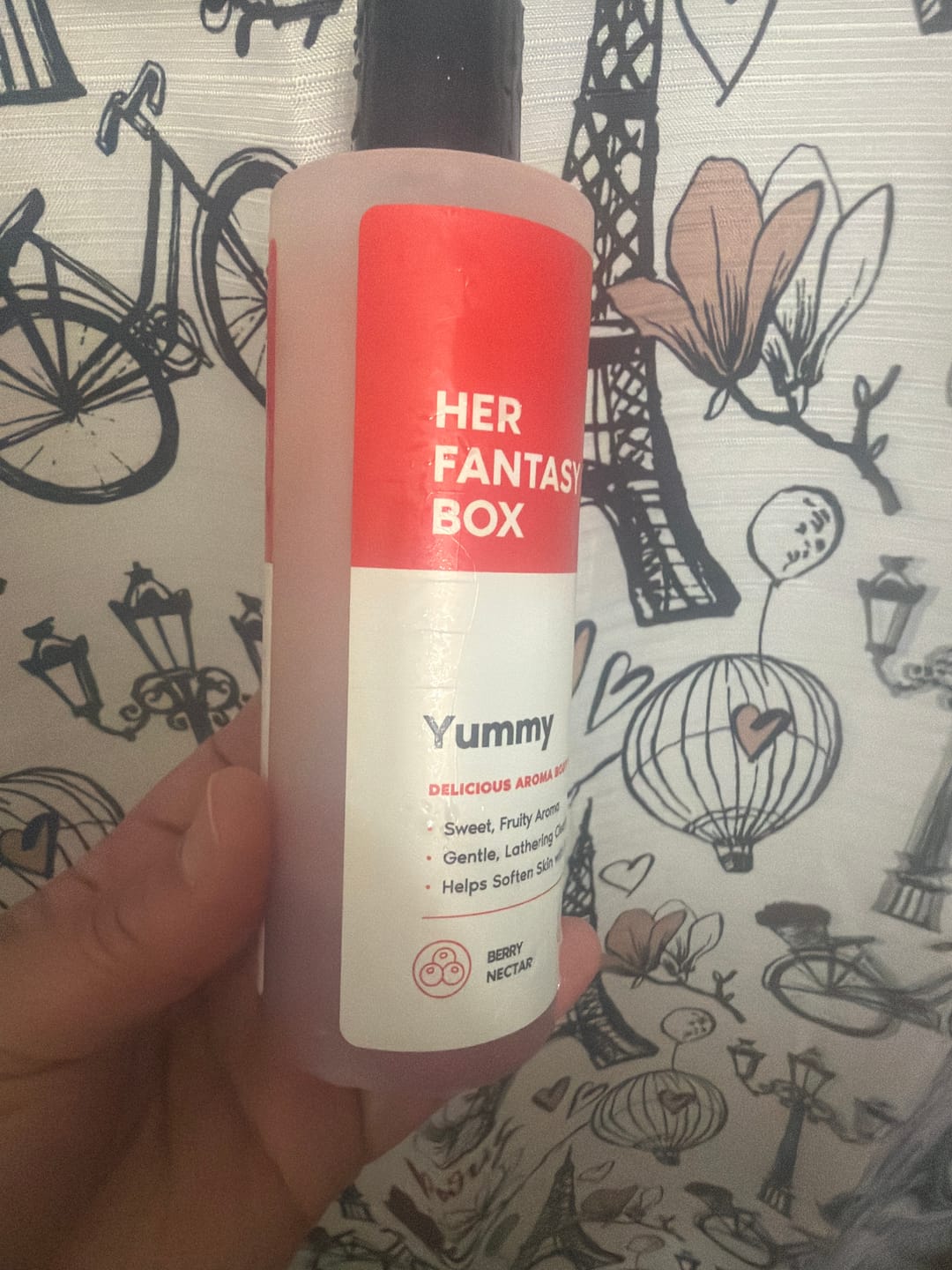 Customer photo review of Yummy Organic Body Wash - Hydrating & Juicy Daily Use