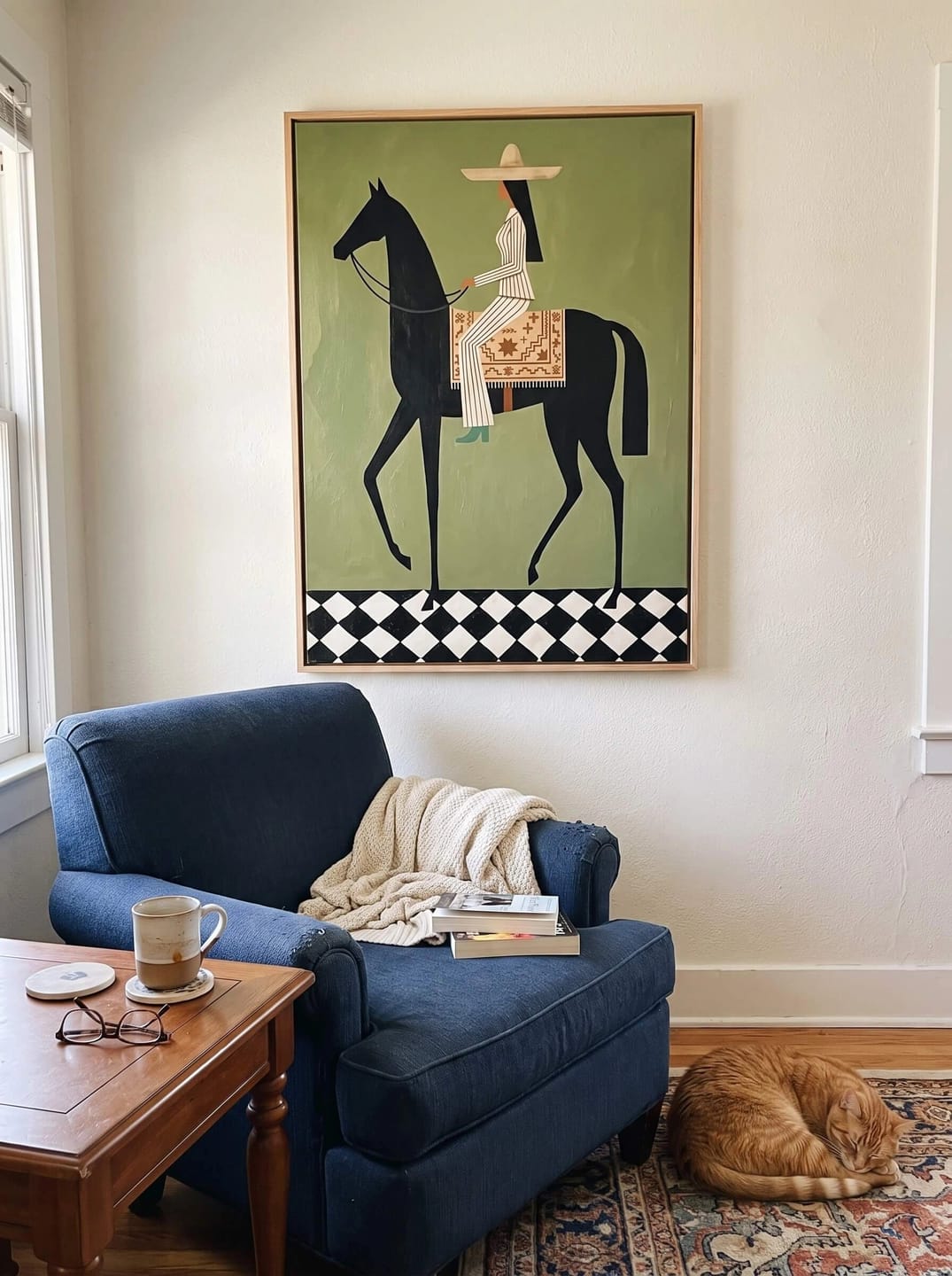 Customer photo review of Western Cowboy Black Horse and Rider #WC423