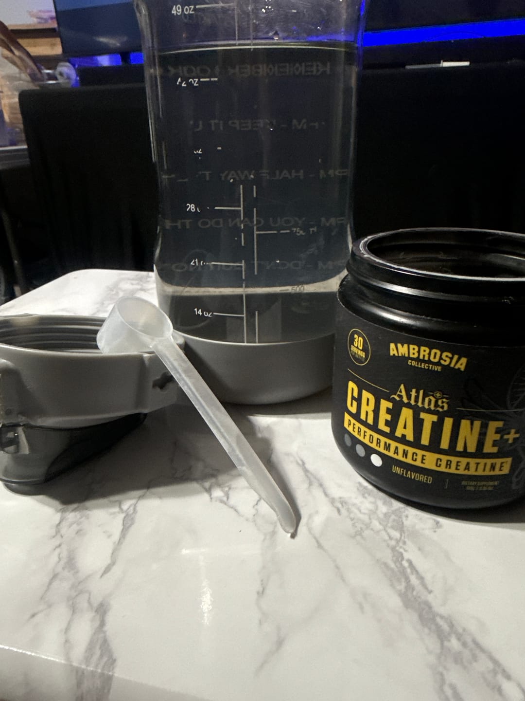 Customer photo review of Atlas Performance Creatine