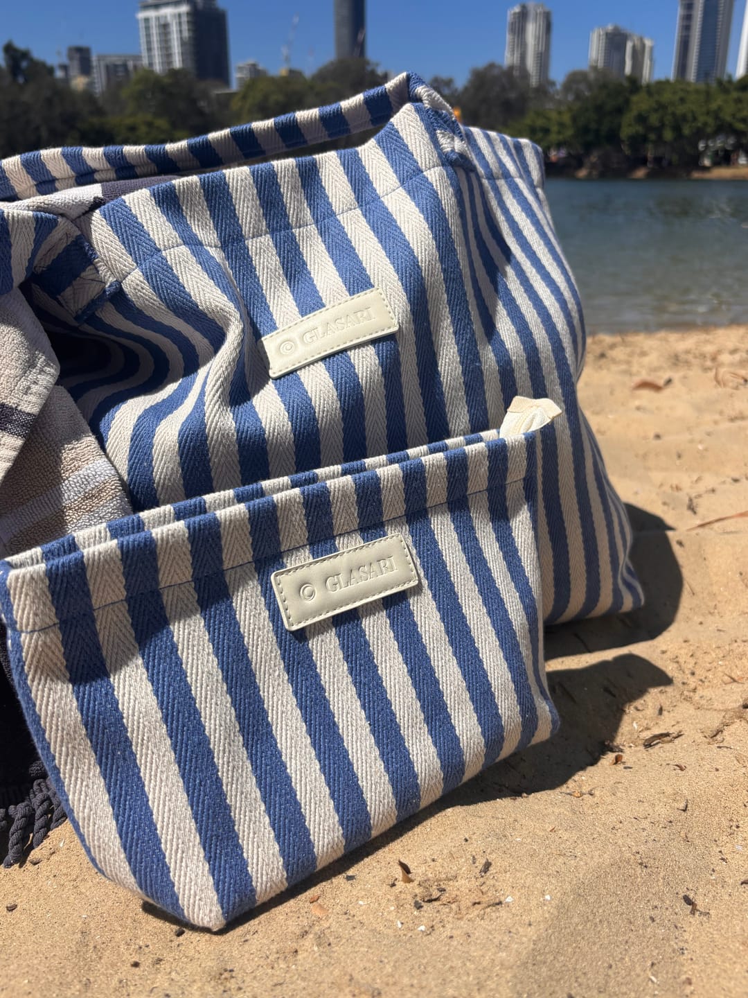 Customer photo review of The Shore Beach Tote