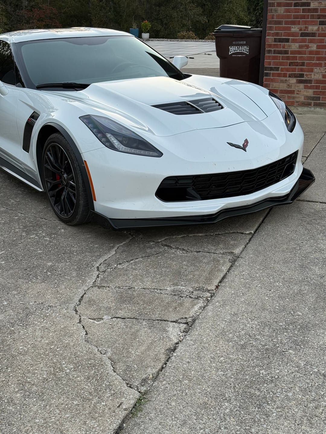 Customer photo review of Corvette C7 Stage 2.5 ZR1 Conversion Extended Front Splitter