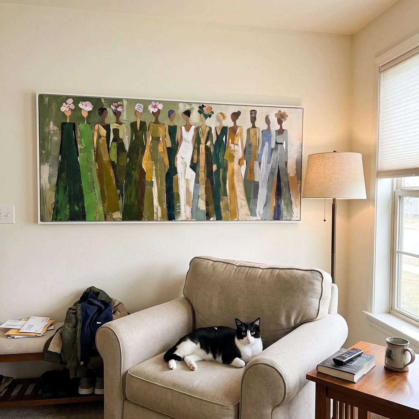 Customer photo review of Portrait Art Women in Quiet Company #PR420