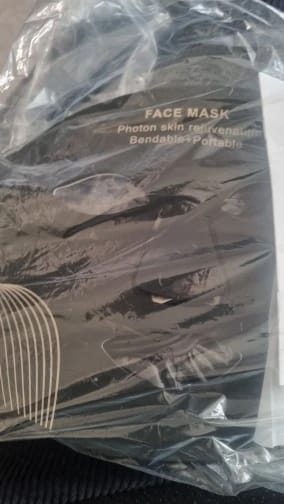 Customer photo review of AQUALYA LumiMask™ LED – Spa-Worthy Skin in 15 Minutes + Firming Cream