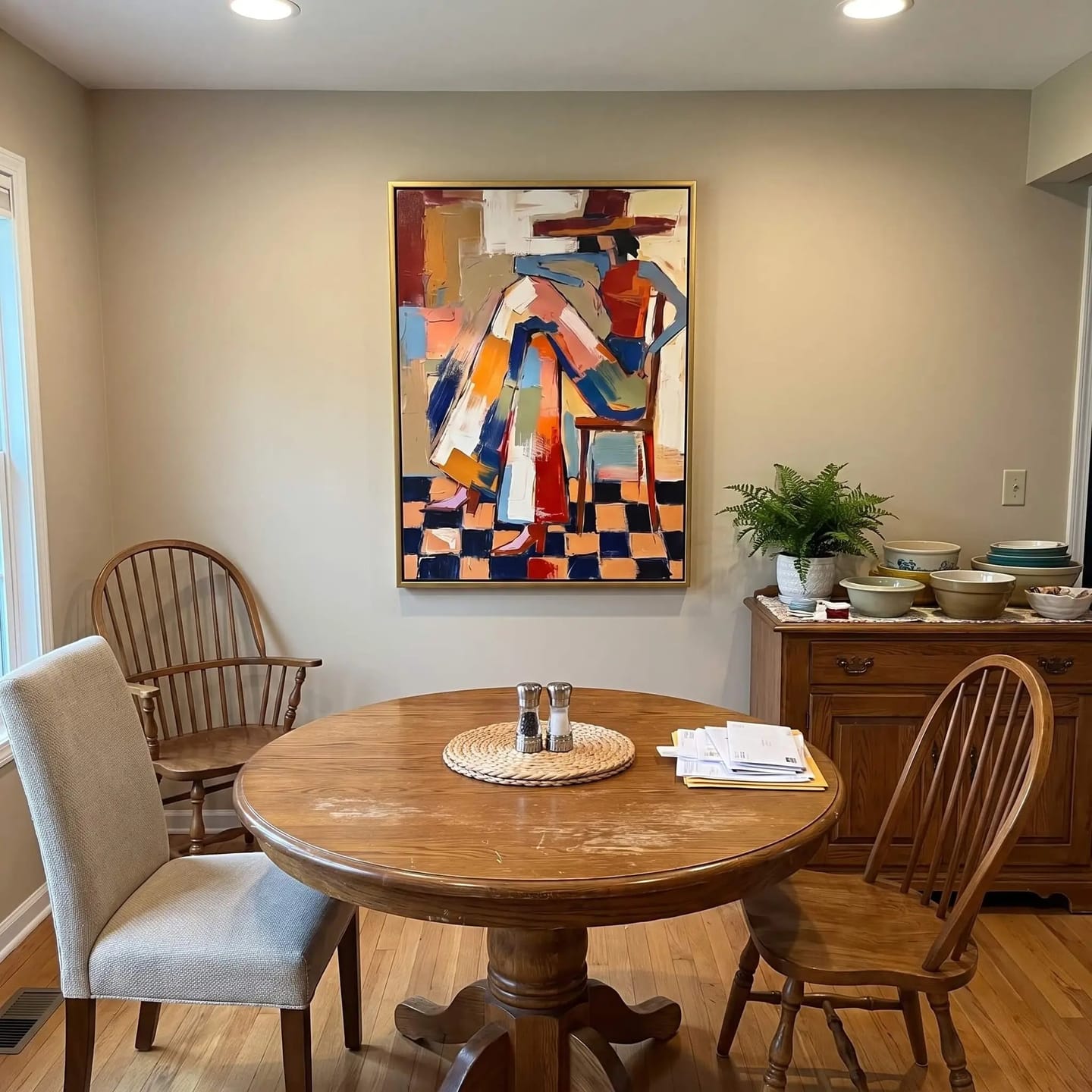 Customer photo review of Pop Art Checkered Figures #PO066