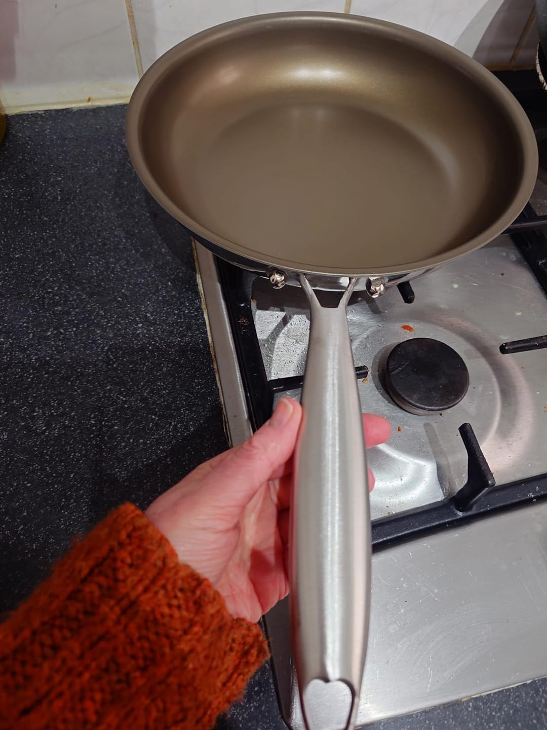 Customer photo review of Pure Pan — Titanium Non-Stick Frying Pan