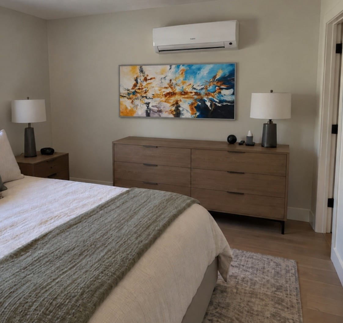 Customer photo review of Where Energy Flows — Textured Abstract Wall Art