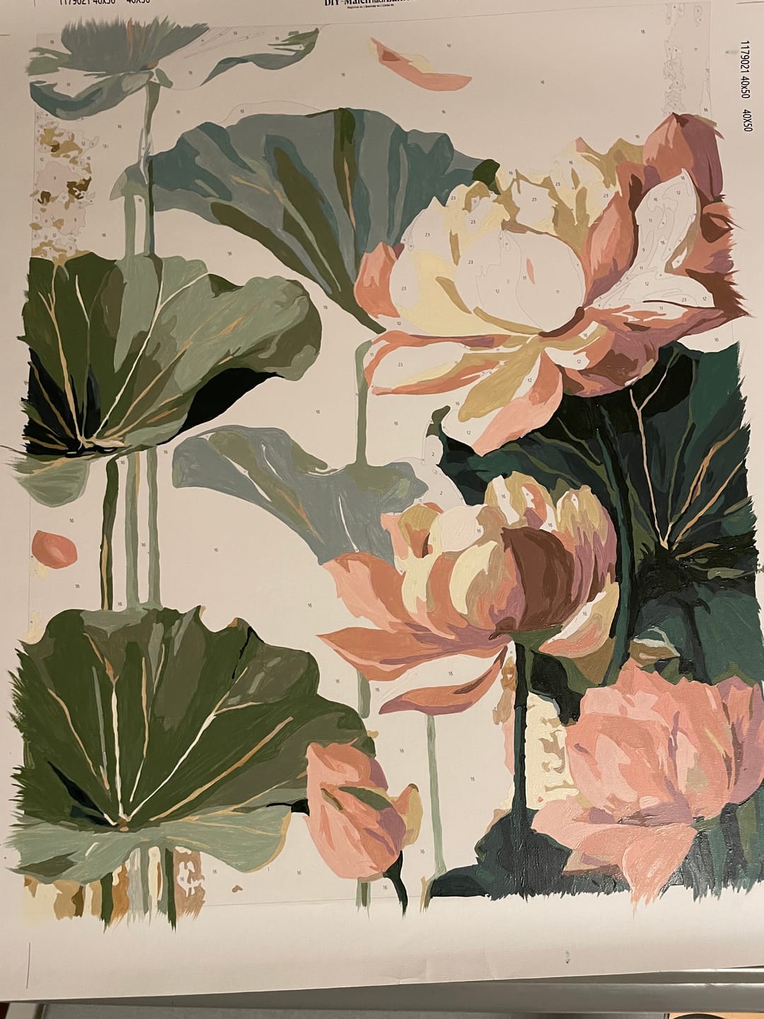 Customer photo review of Malen nach Zahlen - Botanische Eleganz