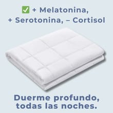 Customer photo review of Manta Pesada (Tamaño Personal Adultos) - 100 noches de prueba / Algodón 100% natural