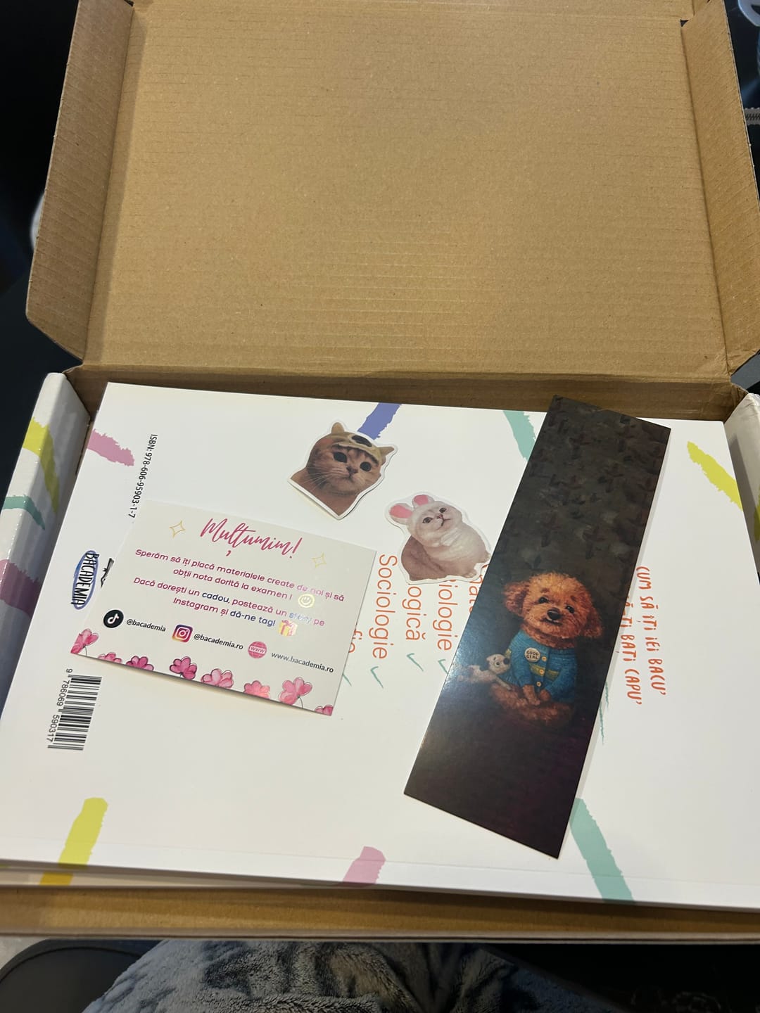 Customer photo review of Pachet Bacalaureat (Română + Matematică + Geografie) Bacademia