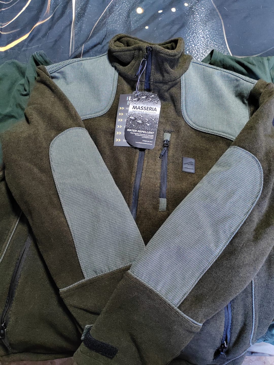 Customer photo review of Giacca Masseria In Pile Zip Lunga 65 Verde