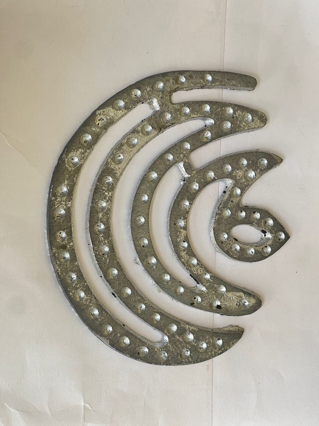 Customer photo review of Zinc Moon Helix – Vastu Remedy for North-East Direction Correction | Water Element Harmony | 4 & 6 Inch
