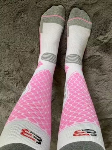 Customer photo review of Skisokken Pro Dames 3-Pack - Extra Warme Skisokken