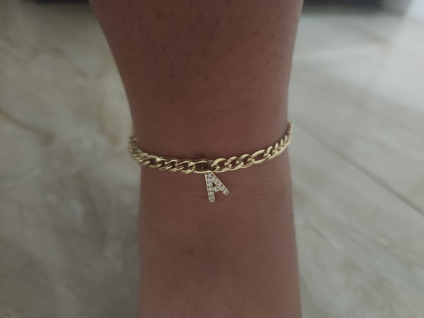 Customer photo review of Rosa® Infinity Anklet