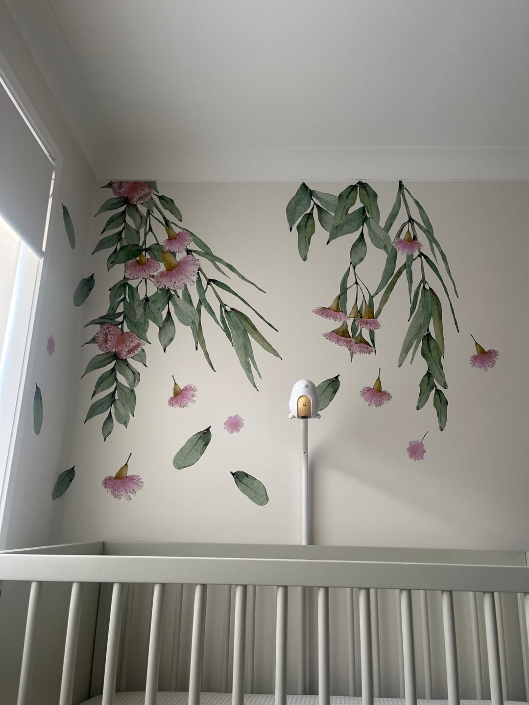 Customer photo review of Flowering Gum Tree Wall Decal Set (Pink)