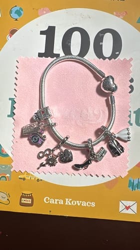 Customer photo review of Pulsera Corazón Noche Estrellada