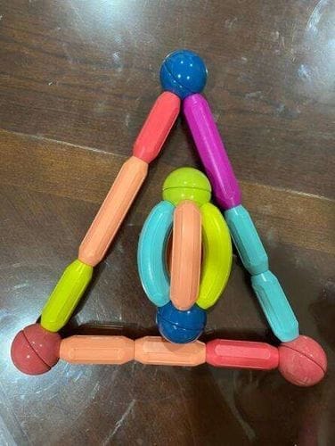 Customer photo review of Montessori Magnetics™ - Magnetic Blocks