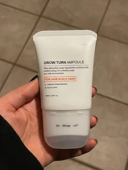 Customer photo review of AQUALYA Korean Hair Serum – Stronger-Looking Hair from the Roots
