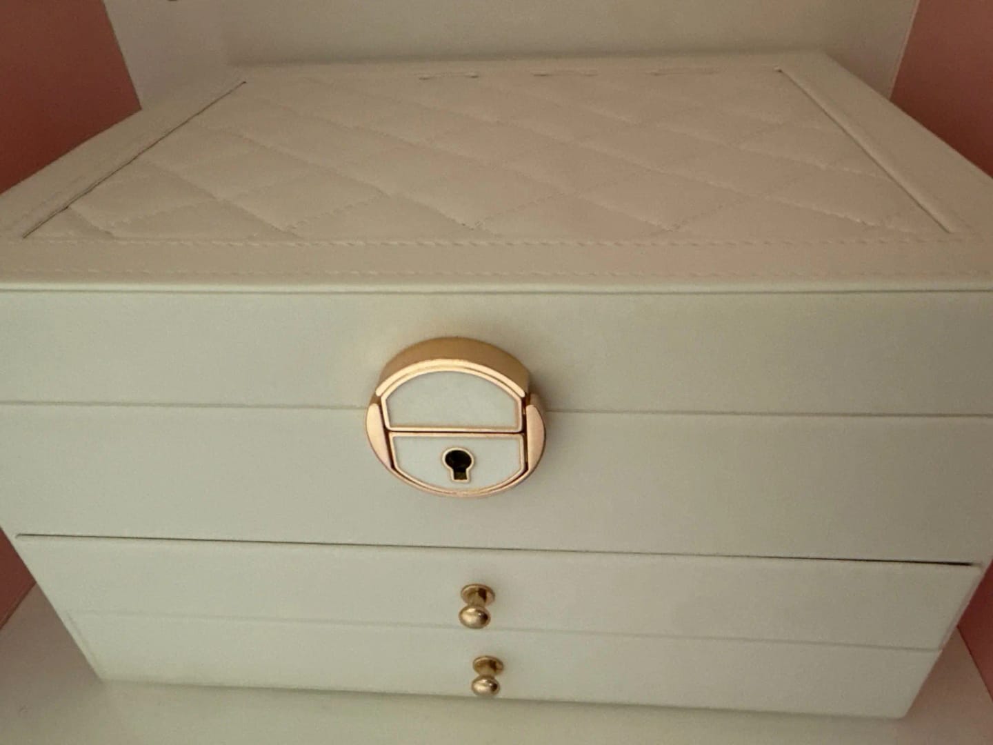 Customer photo review of Boîte à bijoux tiroir – Rangement malin et chic