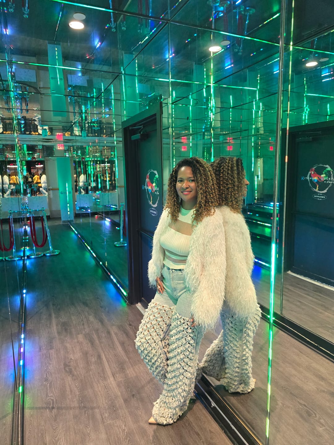 Customer photo review of Vesper Sculpted Loop Denim Jeans