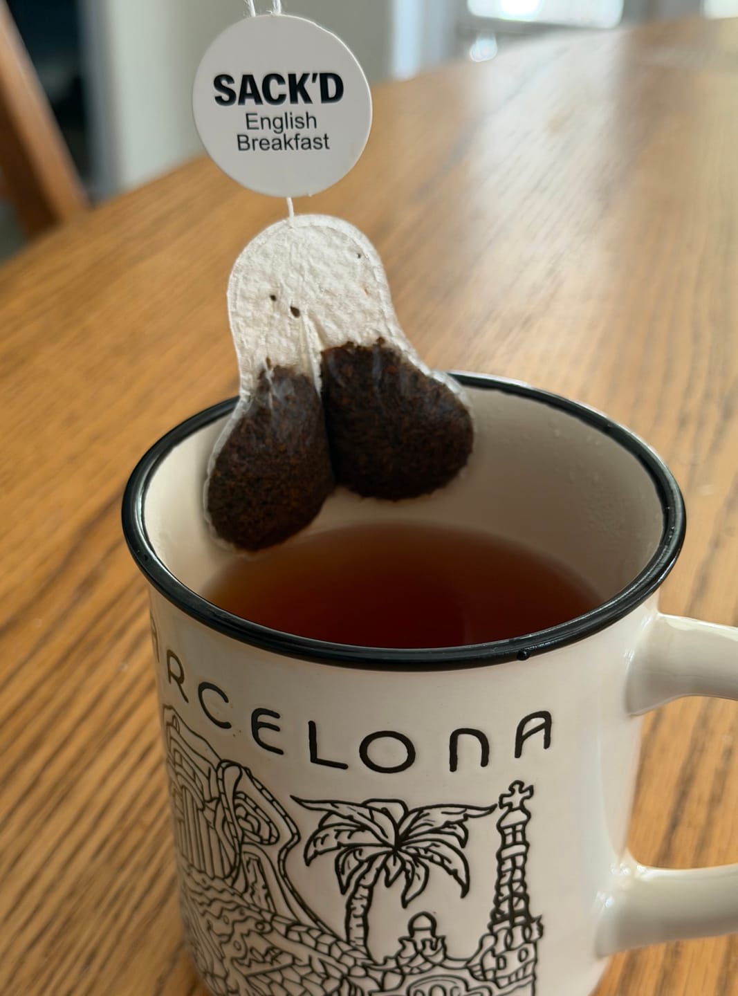 Customer photo review of SACK’D Love Flavor – Smooth Berry Black Tea