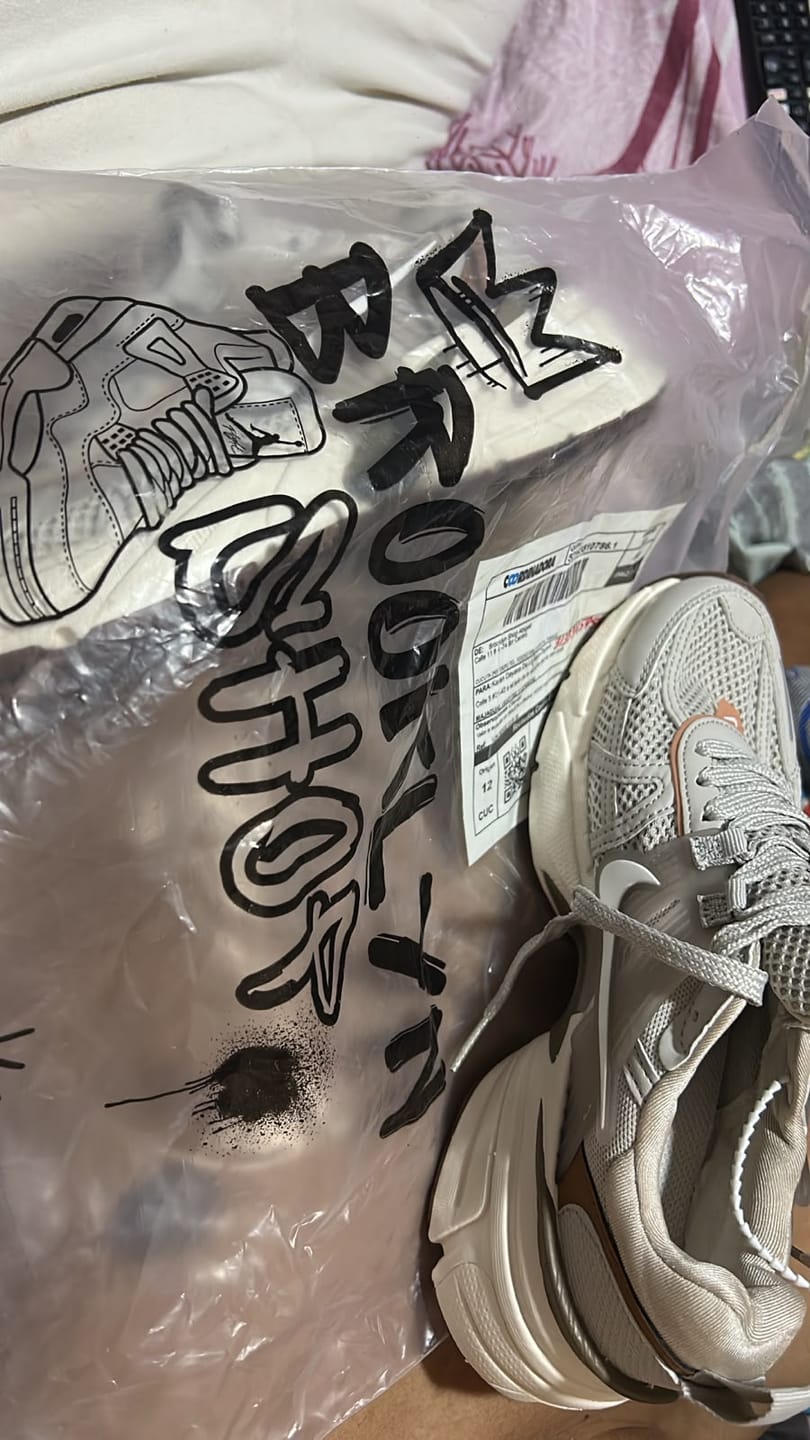 Customer photo review of NIKE V2K RUN - BEIGE