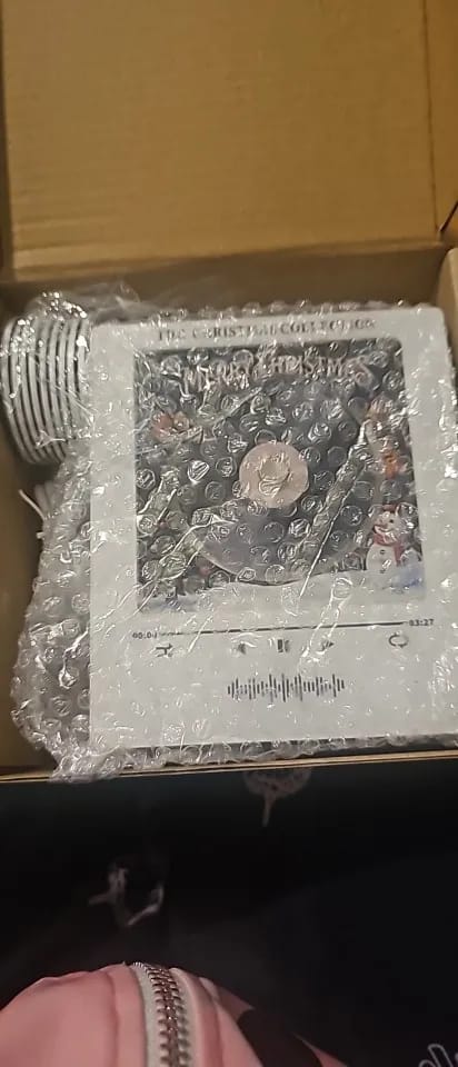Customer photo review of Placa Navideña con 8 Discos para Cambiar Cada Día