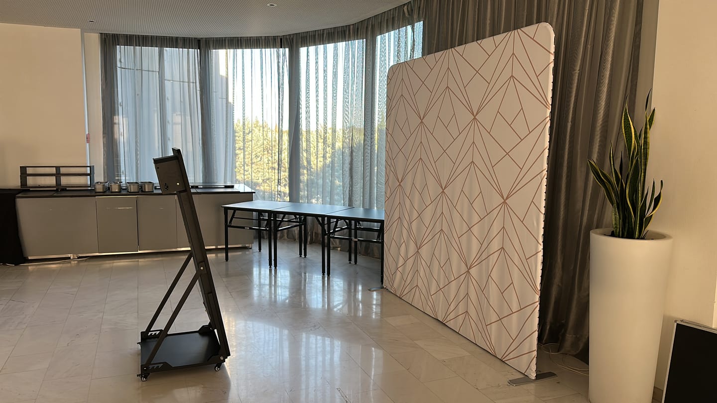 Customer photo review of Custom 10x8ft 8x8ft Pillow Case Photo Booth Straight Backdrop Wall Cover With Stand For Birthday Wedding Baby Shower Party Event
