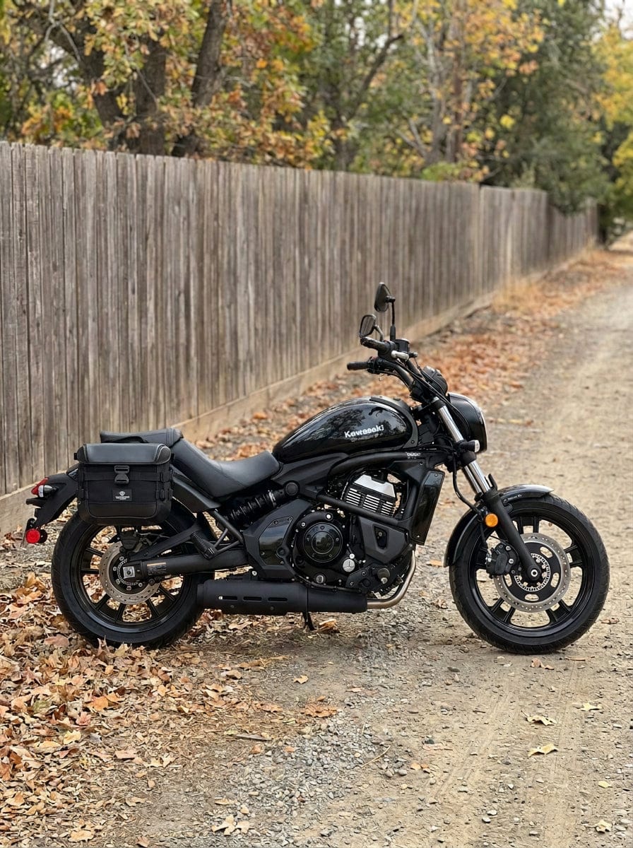 Customer photo review of 20L - Incognito Quick-Mount Small Kawasaki Vulcan S VN650 Saddlebags