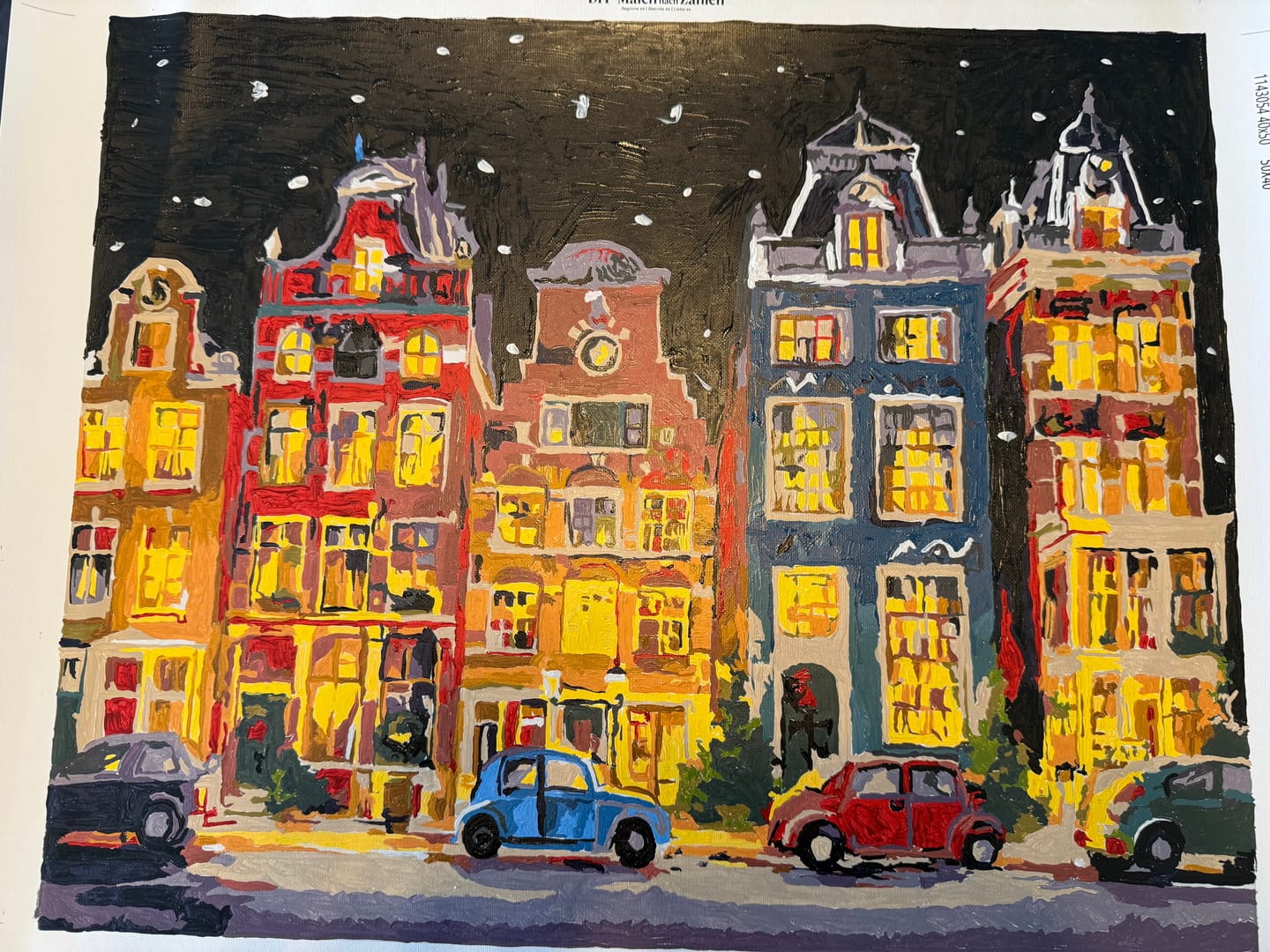 Customer photo review of Malen nach Zahlen - Heiligabend in Amsterdam