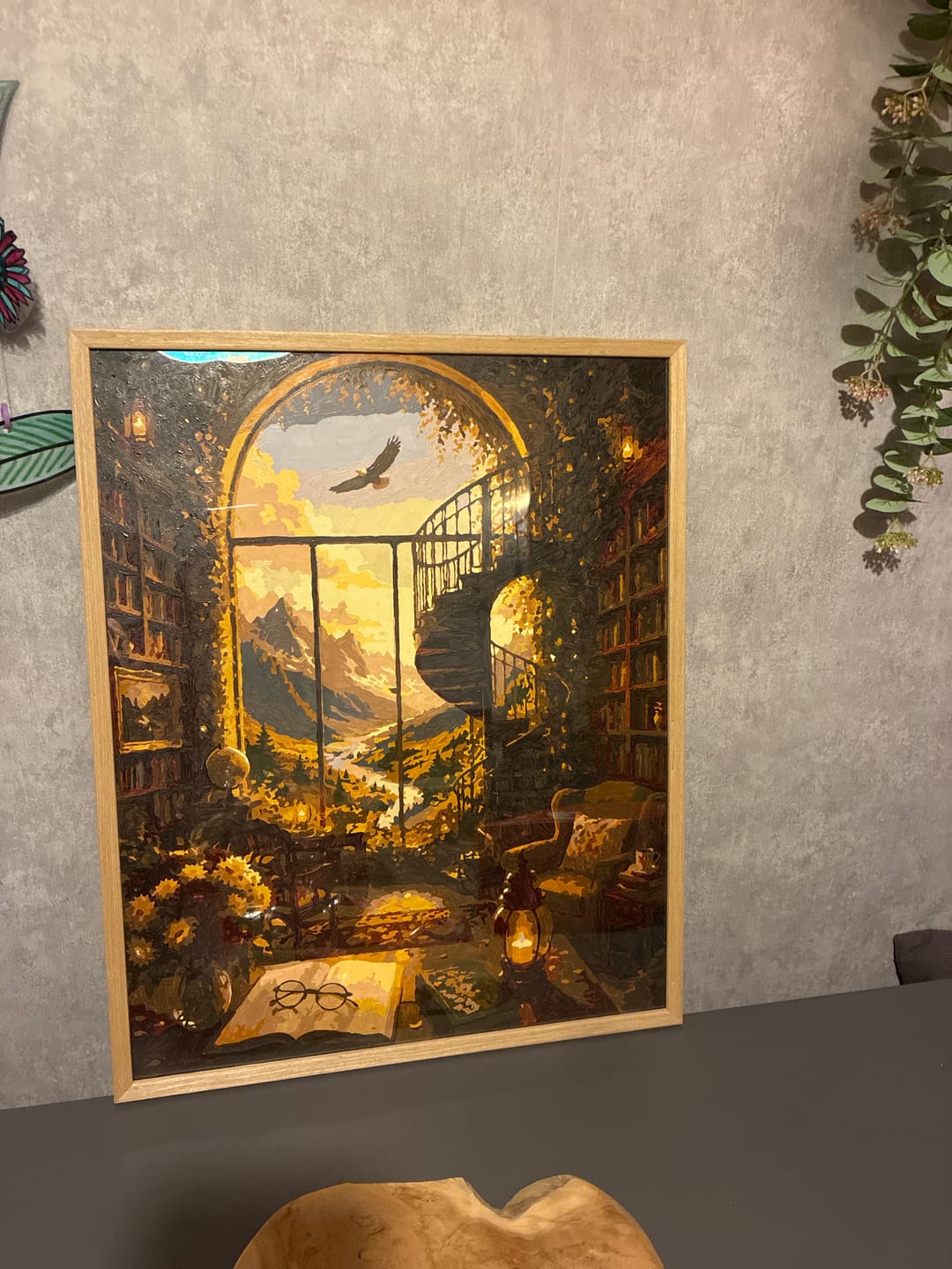 Customer photo review of Malen nach Zahlen - Verwunschene Bibliothek